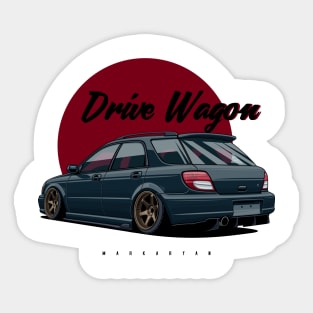 Drive Wagon Sticker